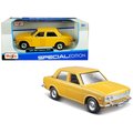 Maisto 1 by 24 Scale Diecast for 1971 Datsun 510 Special Edition Model Car; Yellow 31518y